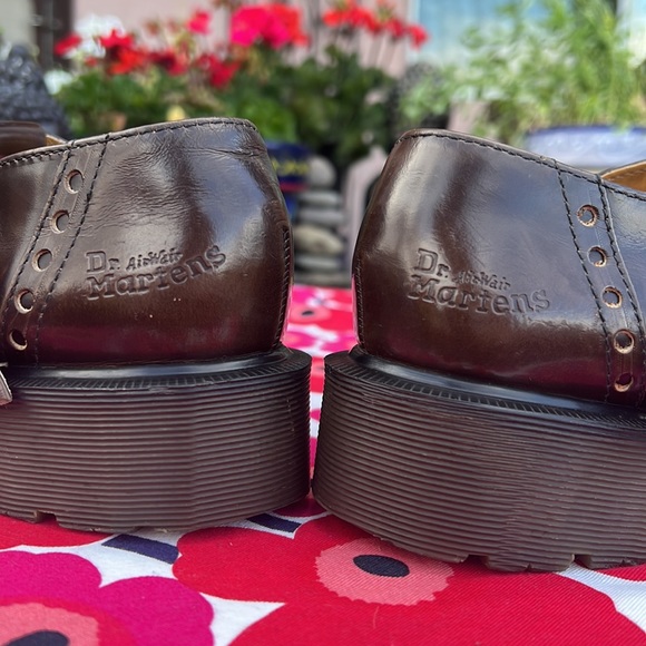 Dr. Martens Brown Leather Flats - Picture 4 of 16